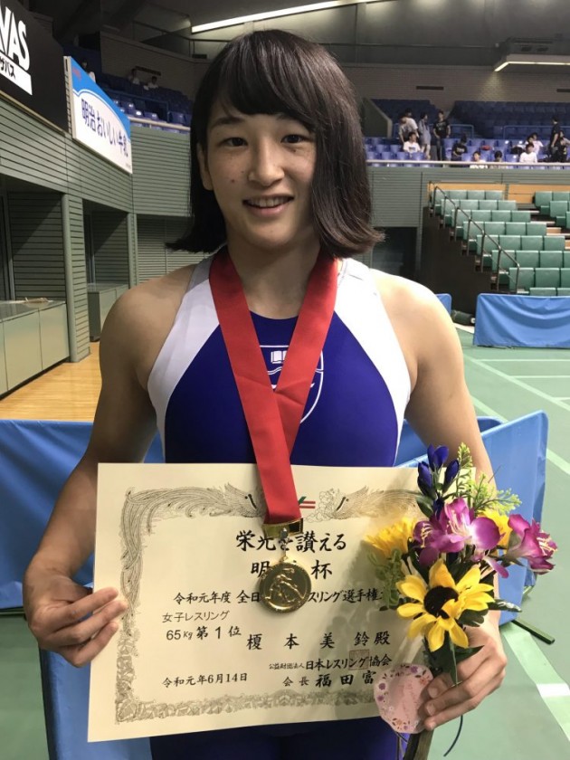 Ipu 環太平洋大学 女子レスリング部榎本さん 悲願の全日本女王 開学以来初の快挙 学校法人創志学園